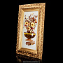 Картина янтарная "Цветы в вазе" 96х61 см, фотография 2. Интернет-магазин ЛАВКА ПОДАРКОВ