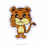Декоративная наклейка с подсветкой "Тигр" (в ассортименте), фотография 7. Интернет-магазин ЛАВКА ПОДАРКОВ