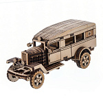 0056831 СБОРНАЯ МОДЕЛЬ Машина Полуторка Скорая помощь ГАЗ-55 фанера