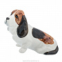 Фарфоровая статуэтка "Собака Бассет-хаунд", фотография 1. Интернет-магазин ЛАВКА ПОДАРКОВ