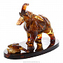 Скульптура из янтаря "Слон с камнем", фотография 2. Интернет-магазин ЛАВКА ПОДАРКОВ