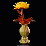 Сувенир "Роза в вазе" (янтарь, оникс), фотография 4. Интернет-магазин ЛАВКА ПОДАРКОВ