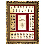 0010372/35*45см  ПАННО сувенир."Министры путей сообщ.России и СССР.Руководит.ОАО РЖД"П/У (1163)