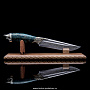 Нож сувенирный "Корсар" на подставке, фотография 1. Интернет-магазин ЛАВКА ПОДАРКОВ