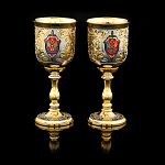  Златоуст Набор рюмок РФ 2 шт, малые 