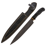 0072776 Оружие сувенирное Нож "КАТРАН" гравировка,дамаск,стабилиз кар береза