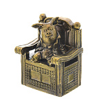 0056229 Сувенир КОЛОКОЛЬЧИК "КАБАНЧИК НА ТРОНЕ" Бронза