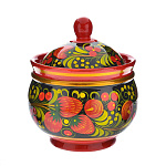 0021684/12*10см-лож Хохлома САХАРНИЦА 12*10см в ассортименте