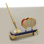 0017155/106-2 Златоуст ВИЗИТНИЦА с ручкой (на камне) позолота, )в П/У