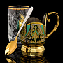 Чайный набор с Самоваром. Златоуст, фотография 15. Интернет-магазин ЛАВКА ПОДАРКОВ