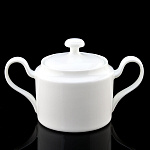 0054737/92.93149.40.1 ЛФЗ САХАРНИЦА С/КР 400мл с ручками Премиум Кремовый оттенок