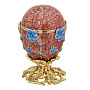 Пасхальное яйцо-шкатулка "Маки". Традиции Фаберже, фотография 1. Интернет-магазин ЛАВКА ПОДАРКОВ