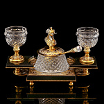 0069974Златоуст Икорница "РЫБКА" со стопками