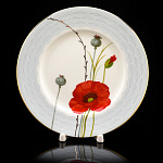 Тарелка плоская "Маки". Форма Премиум. ИФЗ