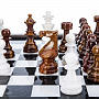 Шахматы из натурального камня 32х32 см, фотография 7. Интернет-магазин ЛАВКА ПОДАРКОВ