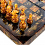 Шахматы с инкрустацией из янтаря и янтарными фигурами "Африка", фотография 13. Интернет-магазин ЛАВКА ПОДАРКОВ