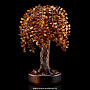 Денежное дерево из янтаря "Верба", фотография 1. Интернет-магазин ЛАВКА ПОДАРКОВ