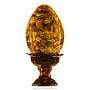 Яйцо пасхальное из янтаря (18 см) в ассортименте, фотография 1. Интернет-магазин ЛАВКА ПОДАРКОВ