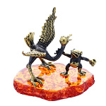 0047292/1607 Сувенир Птица Аист не удачный обед Сувенир (коньячный)