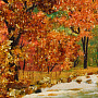 Картина янтарная "Осенний пейзаж" 90х60 см, фотография 3. Интернет-магазин ЛАВКА ПОДАРКОВ