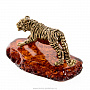 Статуэтка с янтарем "Тигр", фотография 3. Интернет-магазин ЛАВКА ПОДАРКОВ