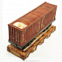 Штоф эксклюзивный подарочный "Вагон-контейнер", фотография 5. Интернет-магазин ЛАВКА ПОДАРКОВ