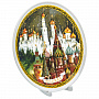 Тарелка сувенирная "Москва белокаменная", фотография 1. Интернет-магазин ЛАВКА ПОДАРКОВ