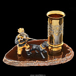 0019947 Златоуст НАБОР питейный "ОХОТНИК" (888)