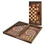 Нарды-шашки деревянные маркетри "Самарканд" 49х25 см, фотография 10. Интернет-магазин ЛАВКА ПОДАРКОВ