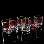 0044723/14.02001.07 ЛФЗ НАБОР ДЛЯ ВИСКИ 6 стаканов 250мл Сетка Бордо