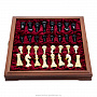 Шахматы из камня с янтарными фигурами "Европейские", фотография 12. Интернет-магазин ЛАВКА ПОДАРКОВ