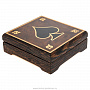 Шкатулка деревянная для игральных карт, фотография 3. Интернет-магазин ЛАВКА ПОДАРКОВ
