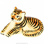 Статуэтка керамическая "Тигр лежит", фотография 4. Интернет-магазин ЛАВКА ПОДАРКОВ