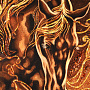 Картина янтарная "Конь вороной" 60х90 см, фотография 2. Интернет-магазин ЛАВКА ПОДАРКОВ