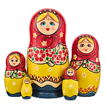 Матрешка "Вятка" 5 мест