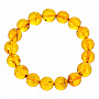 Браслет из натурального янтаря "Шары", фотография 3. Интернет-магазин ЛАВКА ПОДАРКОВ