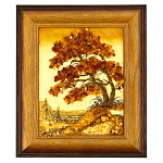 0063706/15*12см (17*20см)  Картина (янтарная крошка)  "ПЕЙЗАЖ" № 16 малая 