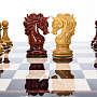 Подарочные шахматы с фигурами ручной работы "Аристократ" 48х48 см, фотография 4. Интернет-магазин ЛАВКА ПОДАРКОВ