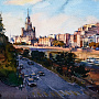 Картина "Москва. Университет" 30 х 25 см, фотография 1. Интернет-магазин ЛАВКА ПОДАРКОВ