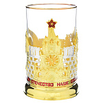 0050559/Э-М/1088-34 Подстаканник "Славься, Отечество..."с покрытием, 