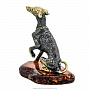 Статуэтка с янтарем "Собака Левретка", фотография 4. Интернет-магазин ЛАВКА ПОДАРКОВ
