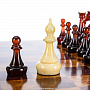 Шахматный ларец из капа с фигурами из янтаря, фотография 5. Интернет-магазин ЛАВКА ПОДАРКОВ