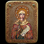 0022280/21*29см Икона "Св. Мученица Наталия (Никомидийская)" RTI-672m мор.дуб  в ПУ 