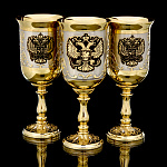 200852 Златоуст Набор РЮМОК высокие:3 рюмки в ПУ NAW-VR3