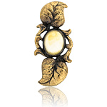 0051077/819.4 Брошь Вьюнок (белый)