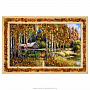 Картина янтарная "Пейзаж" 15х24 см, фотография 1. Интернет-магазин ЛАВКА ПОДАРКОВ