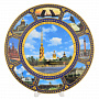 Тарелка сувенирная "СПБ. Петропавловская крепость", фотография 2. Интернет-магазин ЛАВКА ПОДАРКОВ