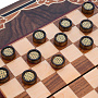 Нарды-шашки деревянные маркетри "Пески времени" 49х25 см, фотография 8. Интернет-магазин ЛАВКА ПОДАРКОВ