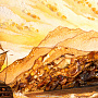 Картина янтарная "Шторм" (95х75 см), фотография 3. Интернет-магазин ЛАВКА ПОДАРКОВ