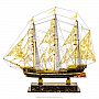 Модель корабля из янтаря "Парусник", фотография 1. Интернет-магазин ЛАВКА ПОДАРКОВ